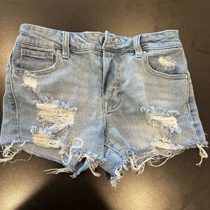 Girls size 12 denim shorts